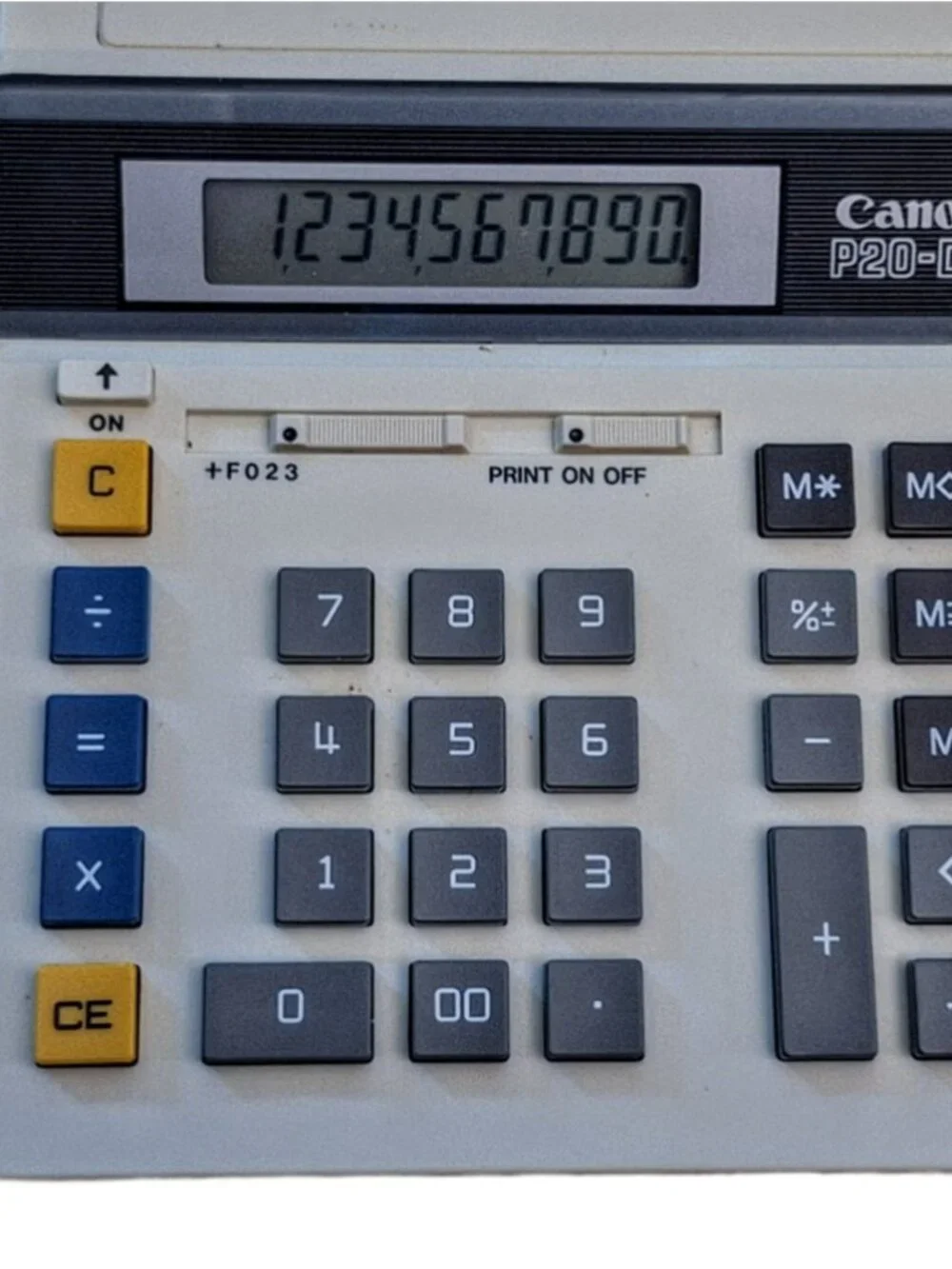 Canon P20-DX Electronic Printing Calculator in Excellent tested Condition